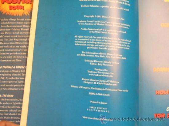 Libros de segunda mano: THE DISNEY POSTER BOOK - - Foto 6