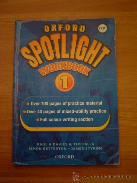 Libros de segunda mano: LIBRO DE EJERCICIOS - OXFORD SPOTLIGHT 1&ordm; - Foto 1