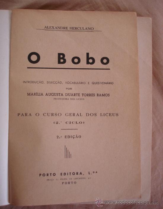 Libros de segunda mano: O BOBO - ALEXANDRE HERCULANO. - Foto 4