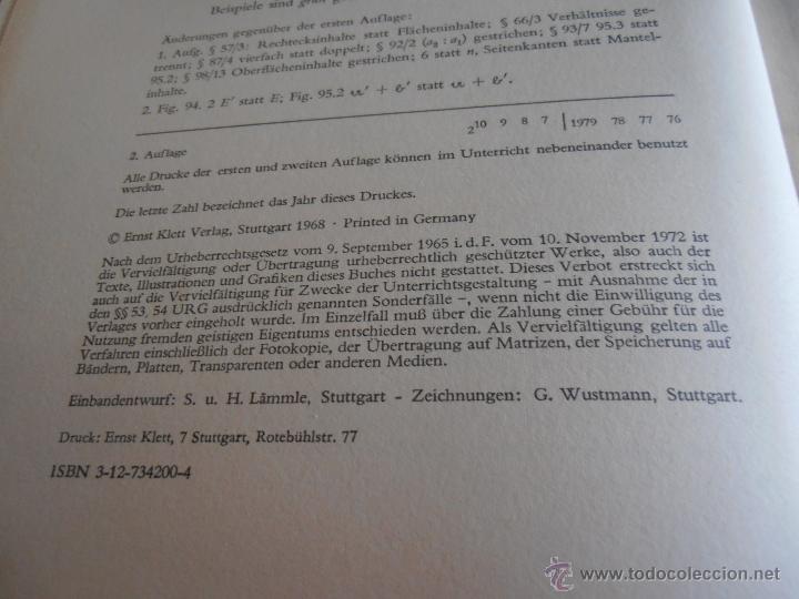 Libros de segunda mano: LAMBACHER SCHWEIZER, GEOMETRIE 2 - Foto 2