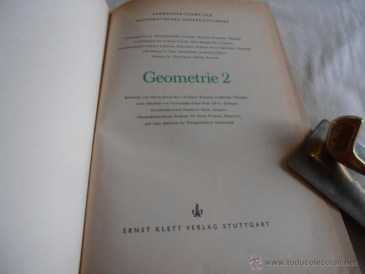 Libros de segunda mano: LAMBACHER SCHWEIZER, GEOMETRIE 2 - Foto 3