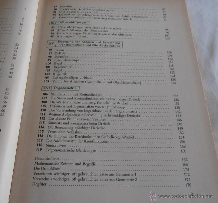 Libros de segunda mano: LAMBACHER SCHWEIZER, GEOMETRIE 2 - Foto 5