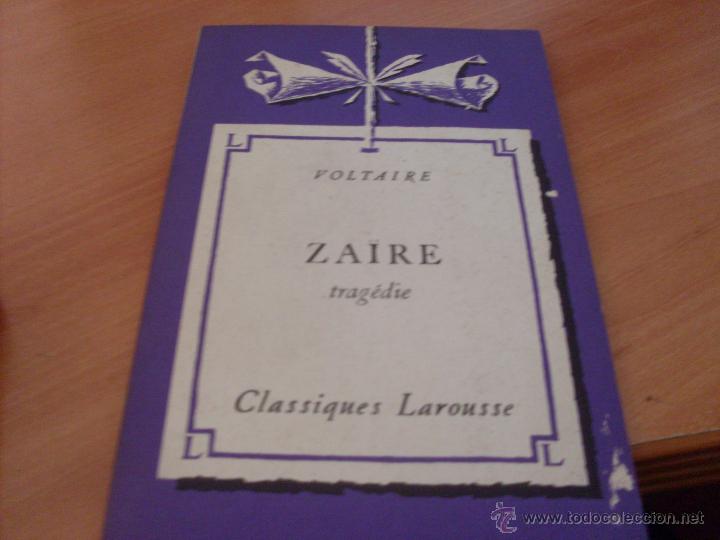 Libros de segunda mano: ZAIRE (VOLTAIRE) (LB12) - Foto 1