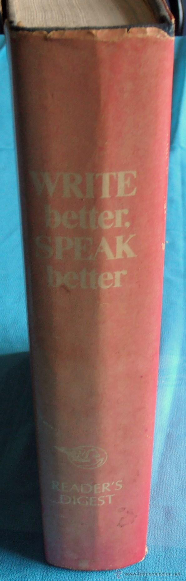 Libros de segunda mano: WRITE BETTER. SPEAK BETTER, READERS DIGEST - Foto 3