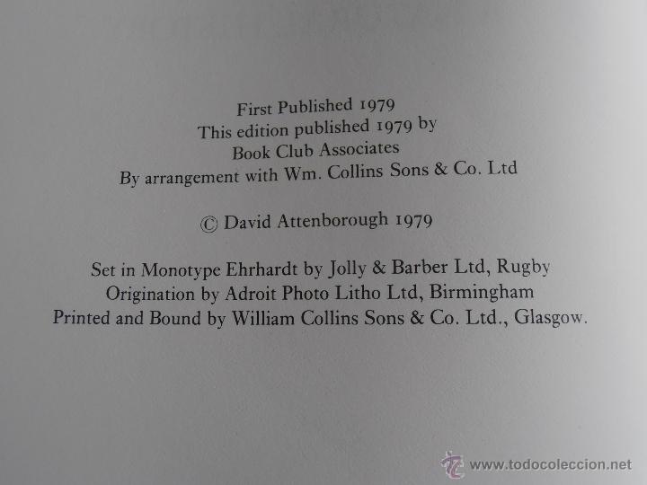 Libros de segunda mano: LIFE ON EARTH, DAVID ATTENBOROUGH - Foto 7