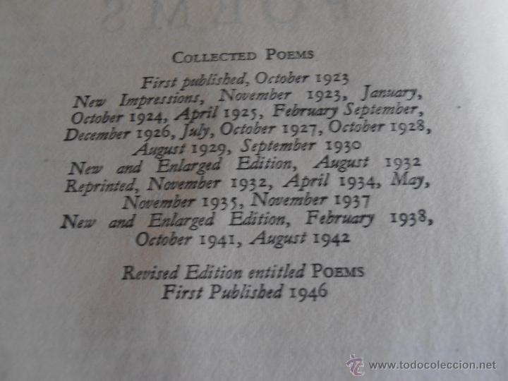 Libros de segunda mano: POEMS BY JOHN MASEFIELD- 1946 - Foto 6