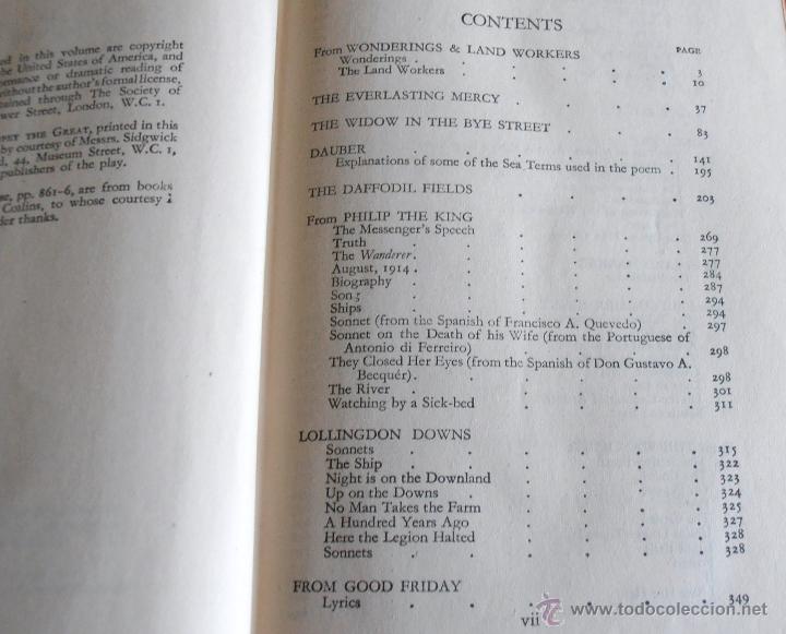 Libros de segunda mano: POEMS BY JOHN MASEFIELD- 1946 - Foto 9