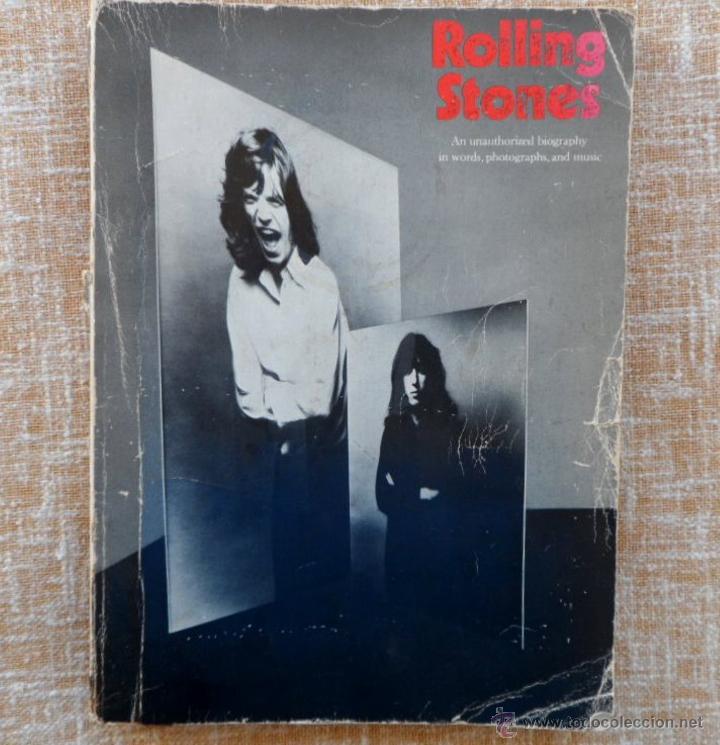 Libros de segunda mano: Libro Rolling Stones: Una biograf&iacute;a no autorizada en palabras, fotograf&iacute;as y m&uacute;sica, a&ntilde;o 1972, USA