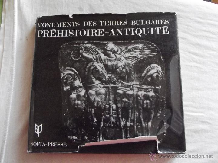 Libros de segunda mano: MONUMENTS DES TERRES BULGARES PREHISTOIRE - ANTIQUITE IVAN VENEDIKOV / NIKOLAI TODOROV