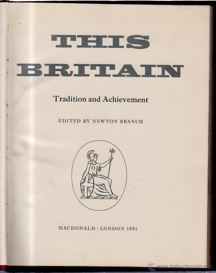 Libros de segunda mano: THIS BRITAIN. NEWTON BRANCH. 1951 - Foto 1