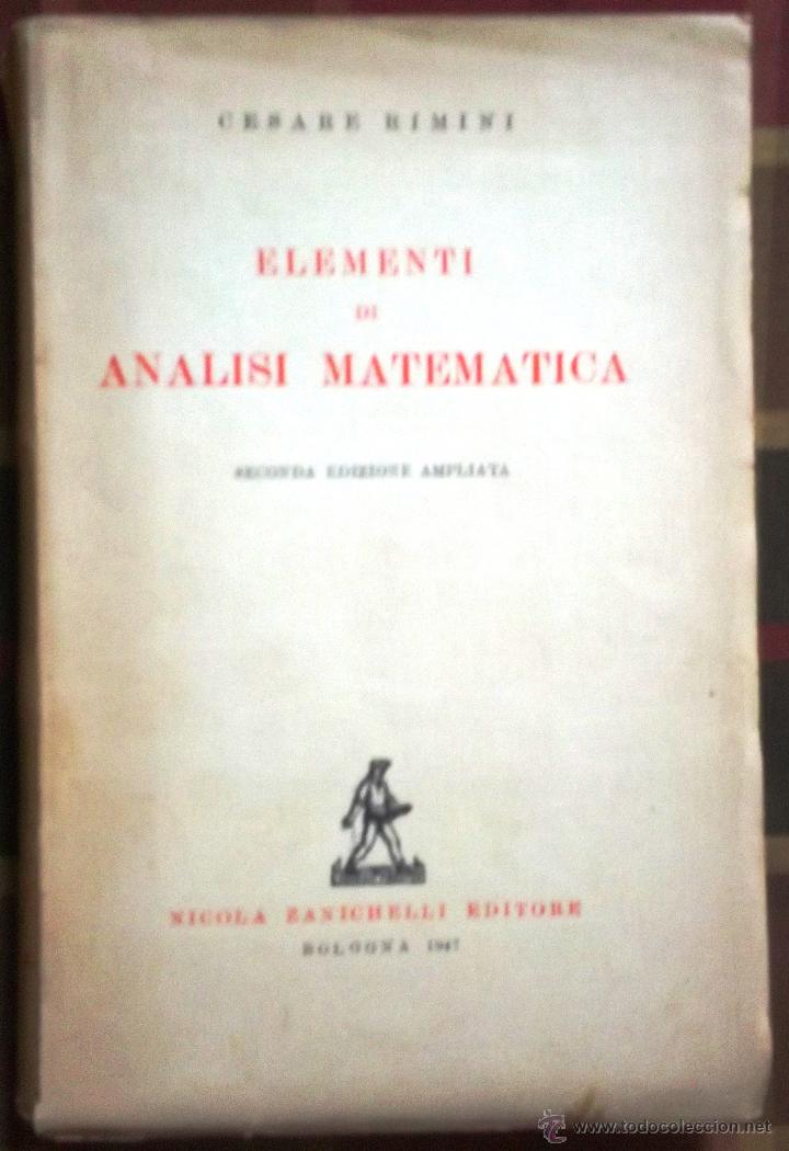 Libros de segunda mano: Libro Elementi di analisi matematica a&ntilde;o 1947 - Foto 1