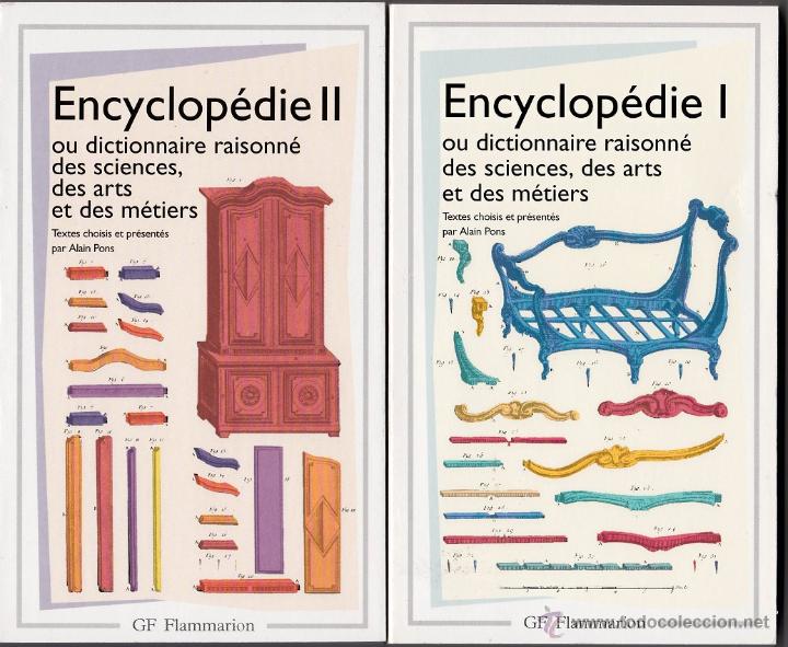 Libros de segunda mano: Encyclop&eacute;die ou dictionnaire raisonne des sciences, des arts et des m&eacute;tiers - Alain Pons