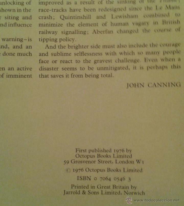 Libros de segunda mano: GREAT DISASTERS -JOHN CANING -OCTOPUS - Foto 2