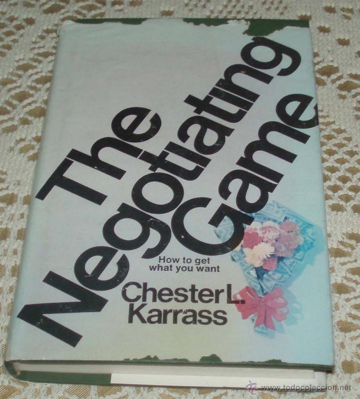 Libros de segunda mano: the negotiating game  de Cherter L. Karrasse