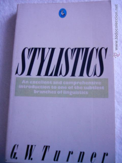 Libros de segunda mano: Stylistics G W Turner - Foto 1
