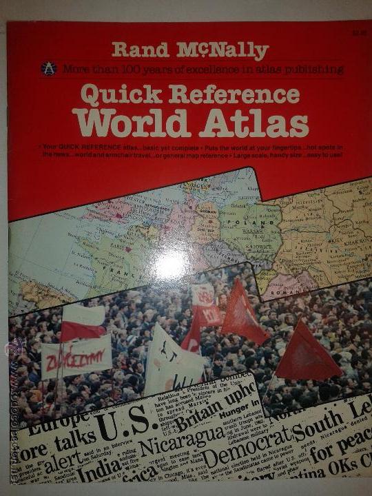 Libros de segunda mano: WORLD ATLAS QUICK REFERENCE 1985 RAND McNALLY - Foto 1