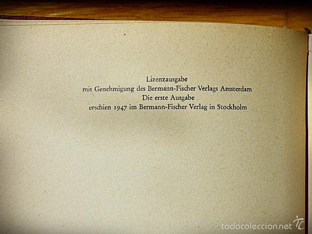 Libros de segunda mano: THOMAS MANN - DOKTOR FAUSTUS - 1949 Edici&oacute;n temprana - En alem&aacute;n - Foto 6