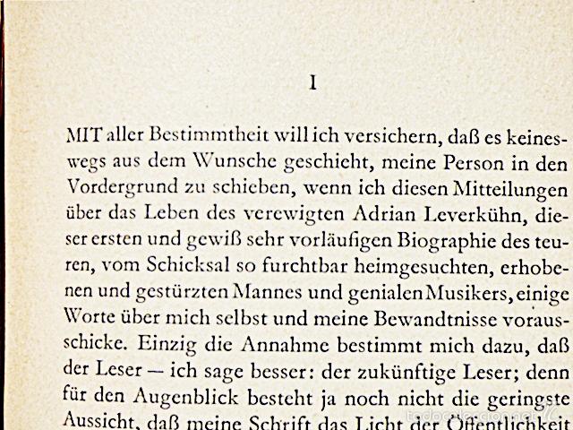 Libros de segunda mano: THOMAS MANN - DOKTOR FAUSTUS - 1949 Edici&oacute;n temprana - En alem&aacute;n - Foto 8
