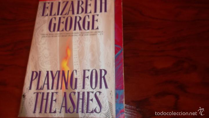 Libros de segunda mano: elizabeth george, playing for the ashes - Foto 1