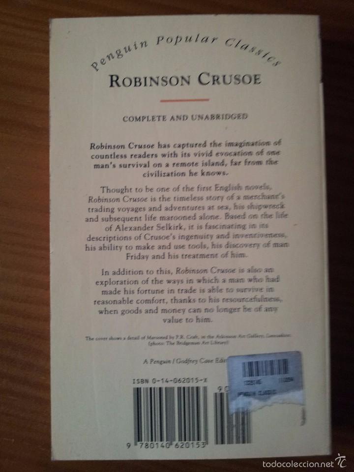 Libros de segunda mano: Robinson Crusoe (Ingl&eacute;s) -- Daniel Defoe - Foto 2