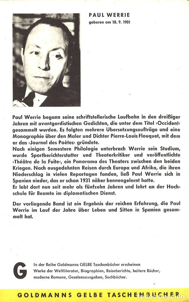 Libros de segunda mano: Liebe auf Spanisch. Paul Werrie. 1965 - Foto 2