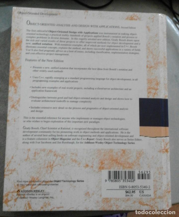 Libros de segunda mano: Object-oriented analysis and design with applications - Grady Booch - Second edition - en ingl&eacute;s - Foto 2