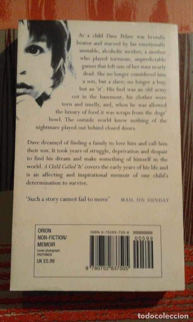 Libros de segunda mano: A child called It - Dave Pelzer - en ingl&eacute;s - Foto 2