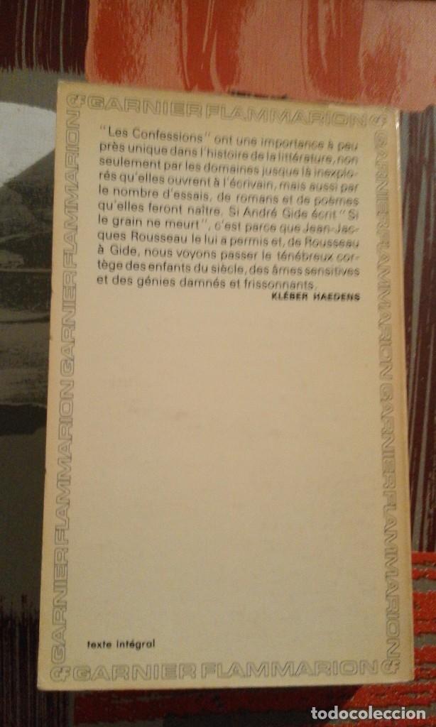 Libros de segunda mano: Les confessions 2 - Rousseau - en franc&eacute;s - Foto 2