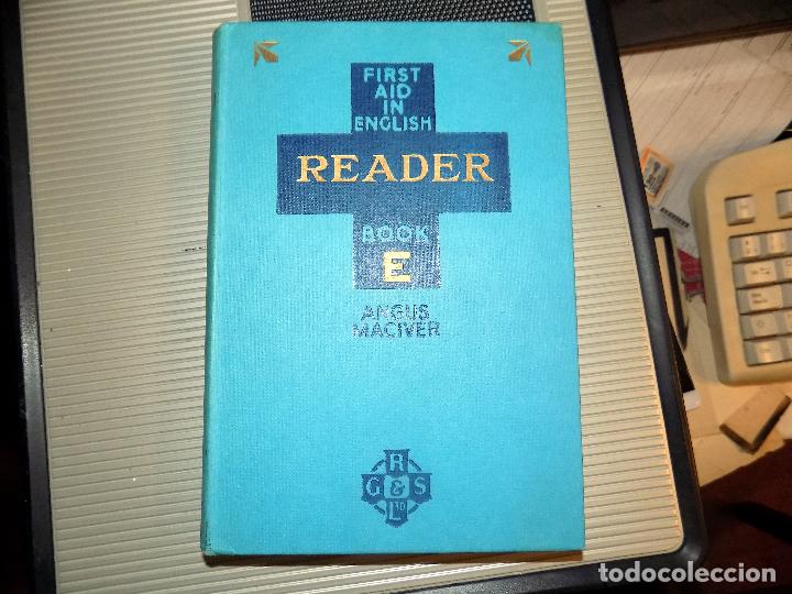 Libros de segunda mano: first aid in english. Reader E. Angus Maciver. 1951 - Foto 1