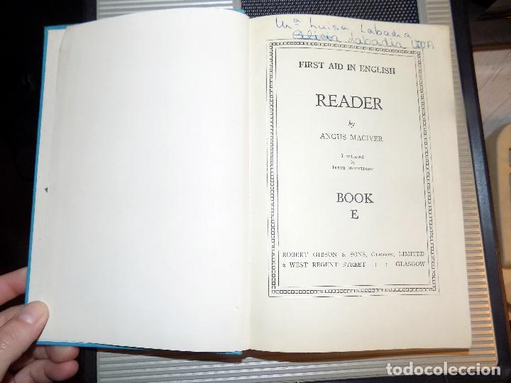 Libros de segunda mano: first aid in english. Reader E. Angus Maciver. 1951 - Foto 2