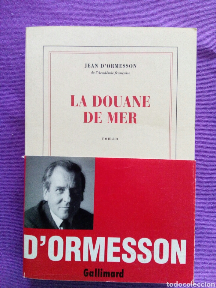 Libros de segunda mano: La Douane de Mer. Jean DOrmesson - Foto 1