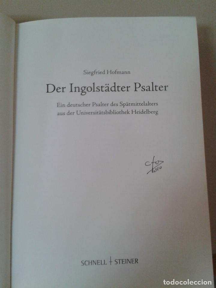 Libros de segunda mano: DER INGOLST&Auml;DTER PSALTER. SIEGFRIED HOFMANN - Foto 2