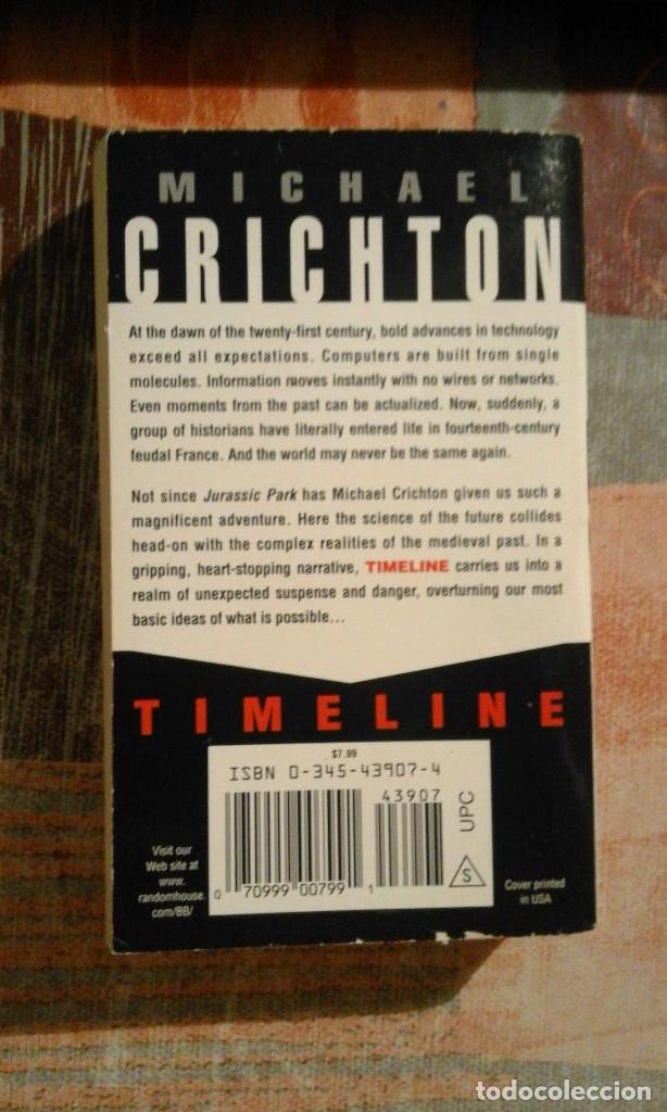 Libros de segunda mano: Timeline - Michael Crichton - en ingl&eacute;s - Foto 2