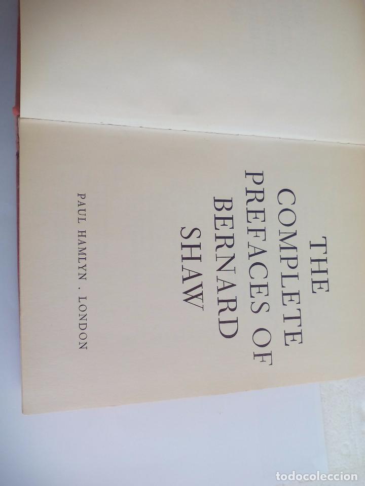 Libros de segunda mano: The Complete Bernard Shaw. Prefaces. 1965. Edit. Paul Hamlyn - Foto 3
