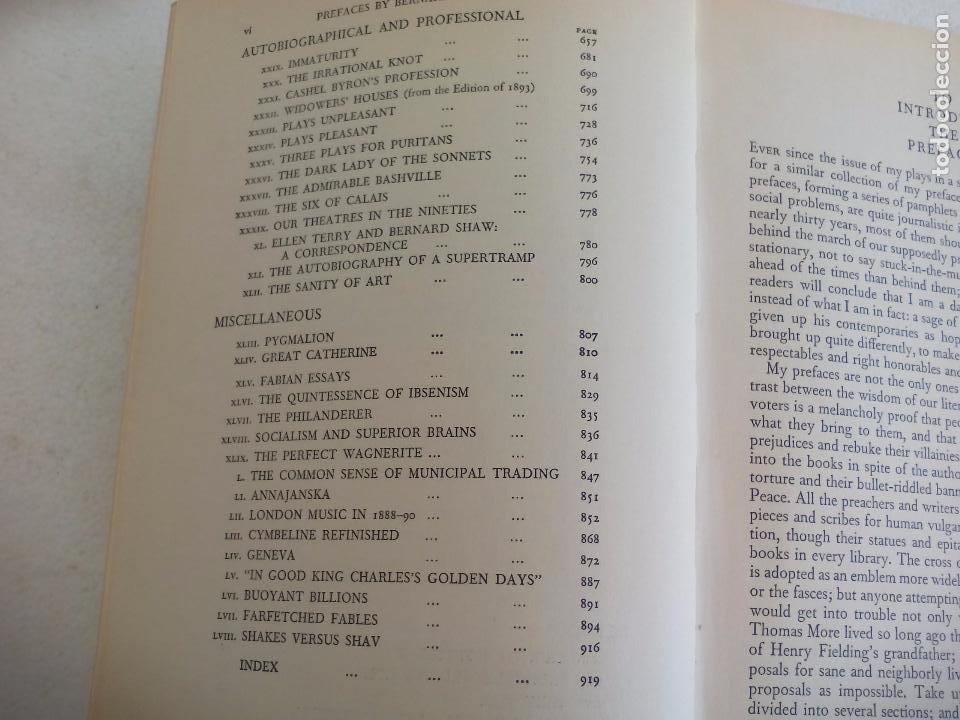 Libros de segunda mano: The Complete Bernard Shaw. Prefaces. 1965. Edit. Paul Hamlyn - Foto 5