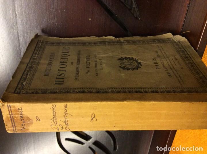 Libros de segunda mano: Dictionnaire Historique - Voltaire - Foto 3