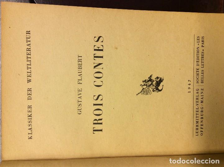 Libros de segunda mano: Trois contes - Flaubert - Foto 2