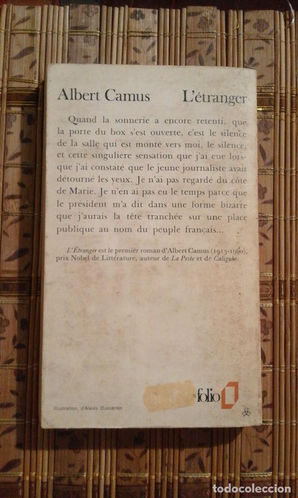 Libros de segunda mano: L&eacute;tranger - Camus - en franc&eacute;s - Foto 2