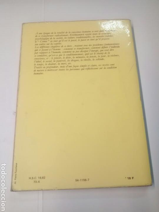 Libros de segunda mano: Se lib&eacute;rer du connu - Krishnamurti - 1970 - Foto 2