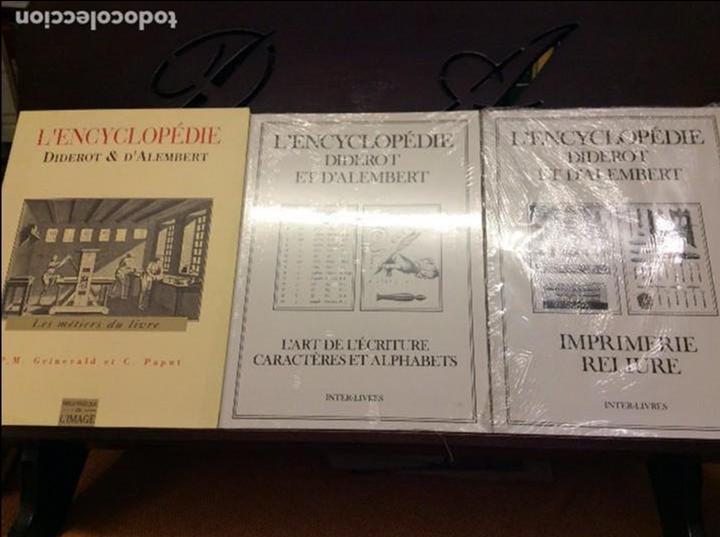 Libros de segunda mano: Encyclop&eacute;die (facs&iacute;miles) 3 tomos - Foto 1