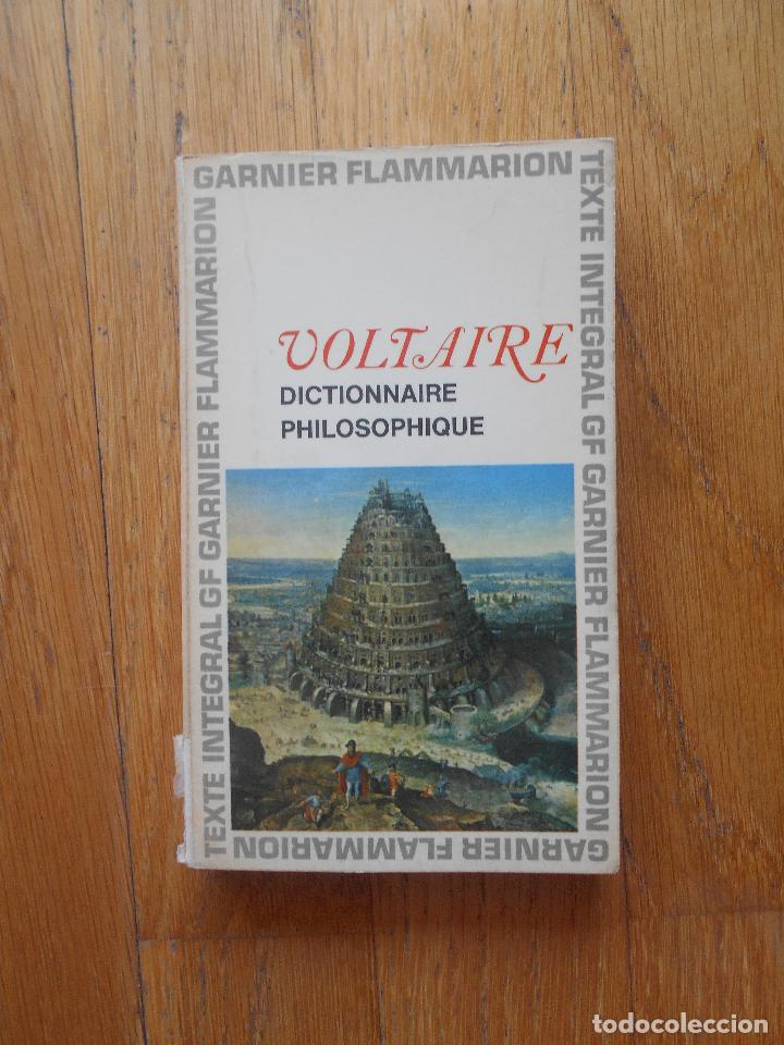 Libros de segunda mano: VOLTAIRE DICTIONNAIRE PHILOSOPHIQUE, - Foto 1