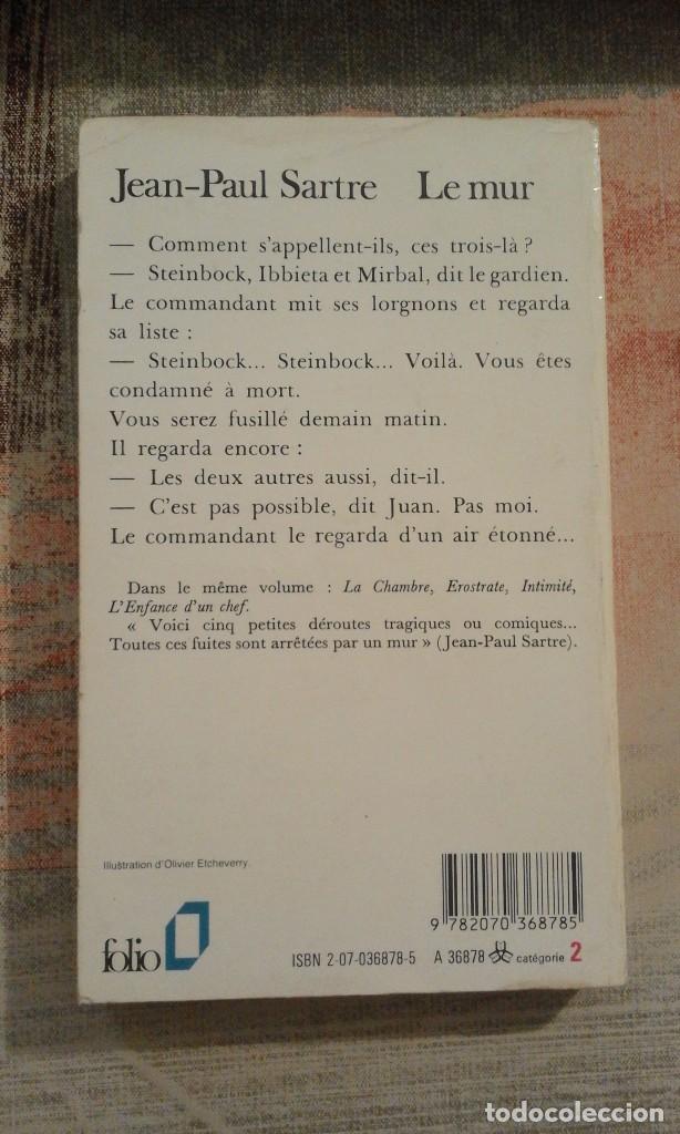 Libros de segunda mano: Le mur - Sartre - en franc&eacute;s - Foto 2