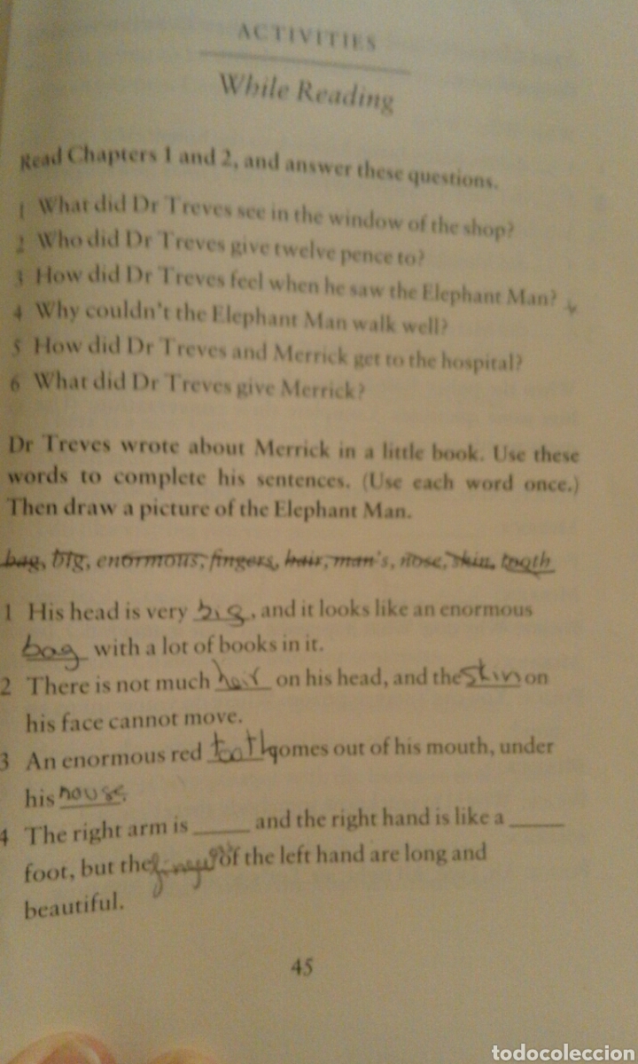 Libros de segunda mano: The elephant man - Tim Vicary - con CD - en ingl&eacute;s - Foto 4