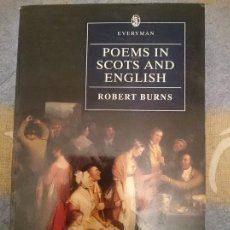 Libros de segunda mano: POEMS IN SCOTS AND ENGLISH - ROBERT BURNS