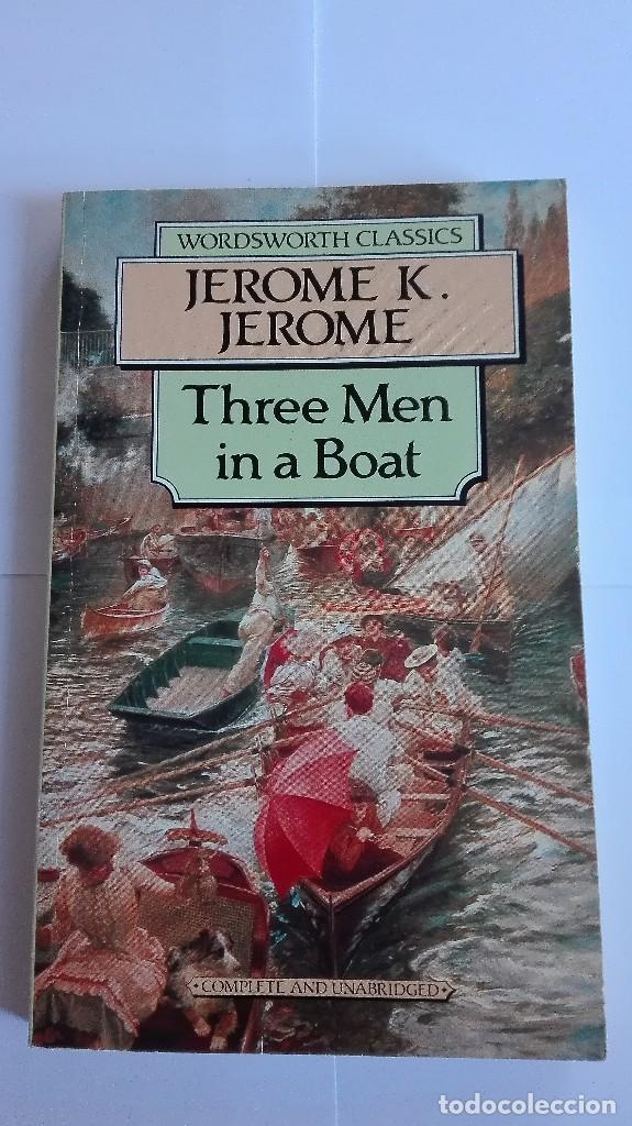 Libros de segunda mano: Three Men in a Boat Jerome K. Jerome en ingl&eacute;s - Foto 1