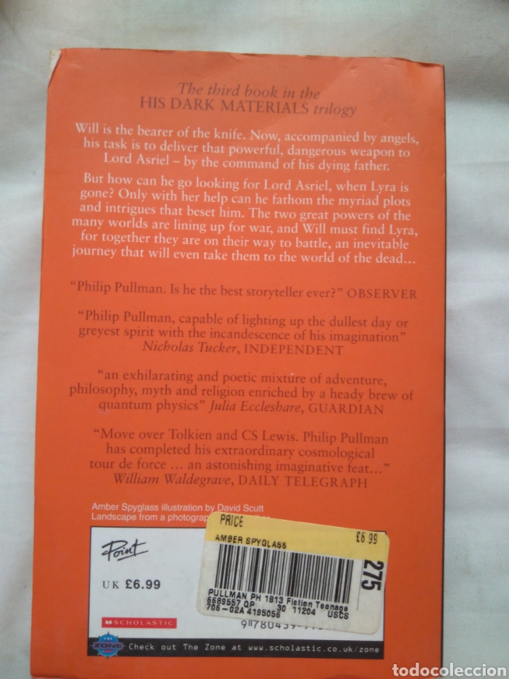 Libros de segunda mano: THE AMBER SPYGLASS, PHILIP PULLMAN. EN INGLES - Foto 2