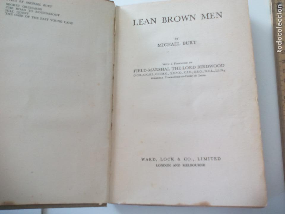 Libros de segunda mano: LEAN BROWN MEN. MICHAEL BURT. 1942. WARD, LOCK & CO. - Foto 1