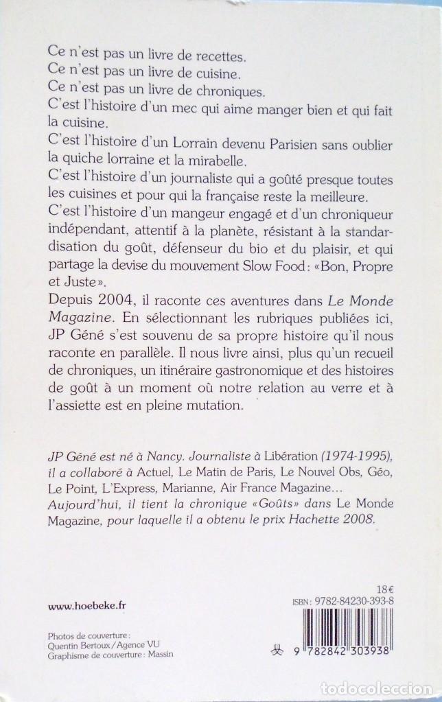 Libros de segunda mano: LIBRO EN FRANCES: MES CHEMINS DE TABLE - JP G&Eacute;N&Eacute; - 57 - Foto 2