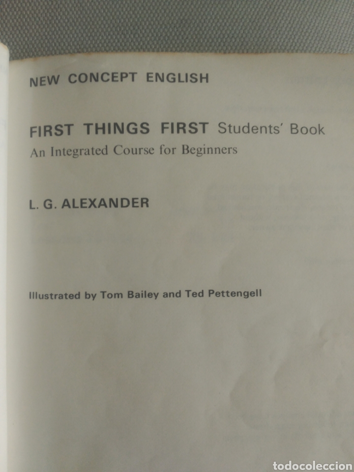 Libros de segunda mano: First things first. L G Alexander - Foto 3