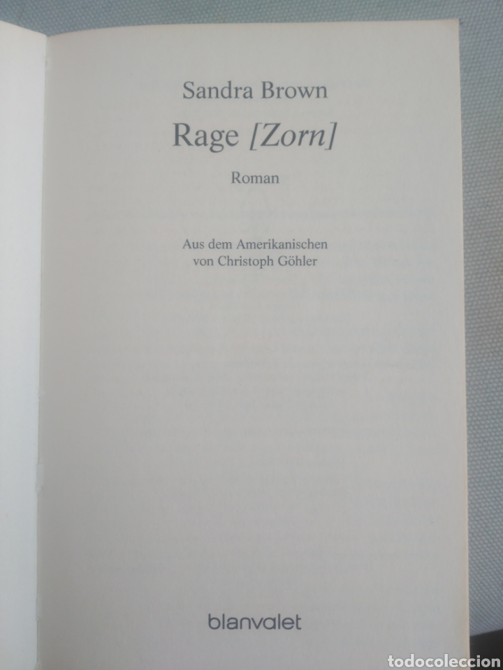 Libros de segunda mano: Rage. Sandra Brown - Foto 3
